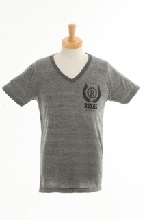 <img class='new_mark_img1' src='//img.shop-pro.jp/img/new/icons20.gif' style='border:none;display:inline;margin:0px;padding:0px;width:auto;' />Royal crest stealth color Cotton V-Neck Slim Fit T
